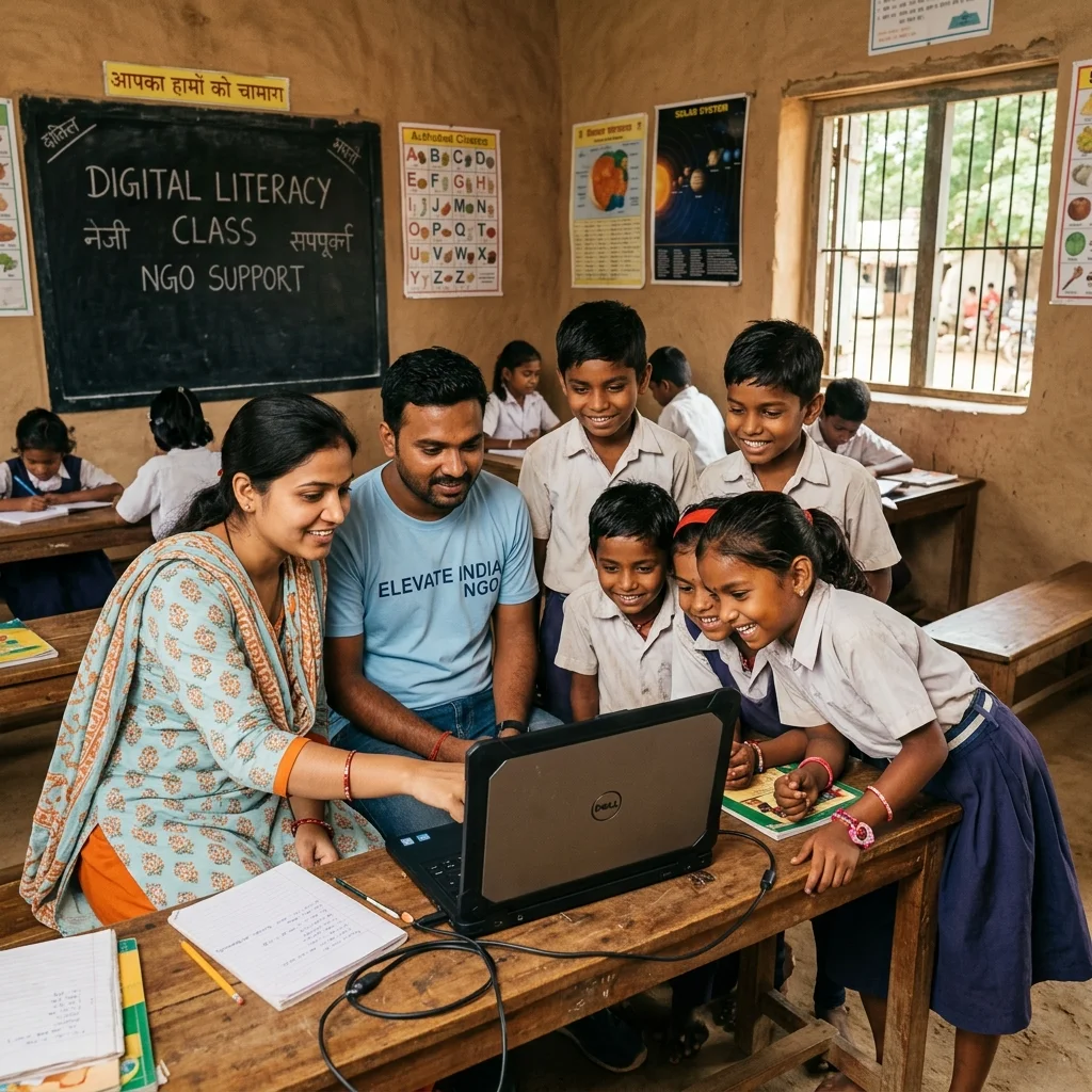 Digital literacy in rural classroom