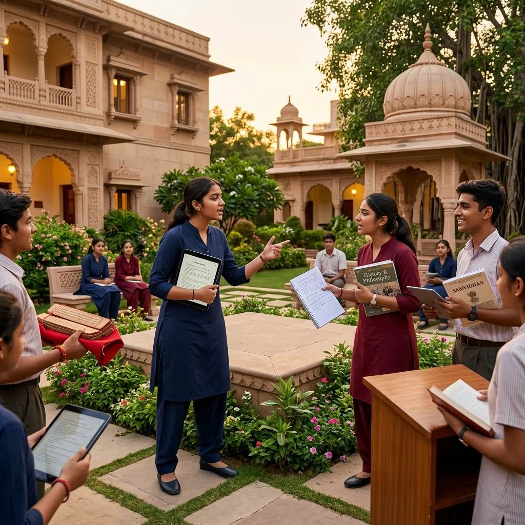 Senior secondary courtyard